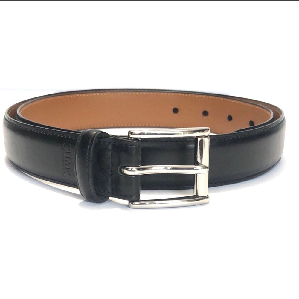 Chaps Black Leather Belt size 36